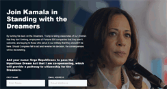 Desktop Screenshot of kamalaharris.org